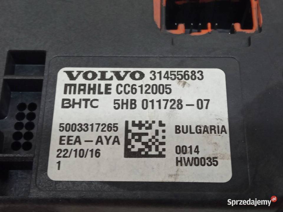 MODUŁ KLIMATYZACJI 31455683 Volvo S90 II 2016