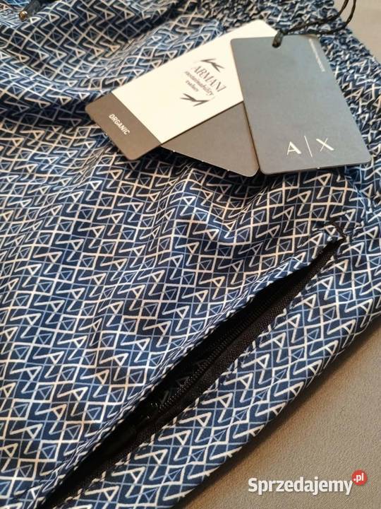 Szorty kąpielowe Armani Exchange rozmiar M niebieski