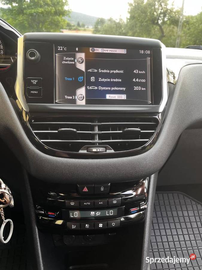 Peugeot 208 16 eHDI 92 2012 Czarny Klimatronic 92KM świętokrzyskie Nowa Słupia sprzedam