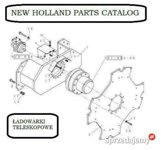 Holland T14 T17 katalog części ładowarka Kielce sprzedam