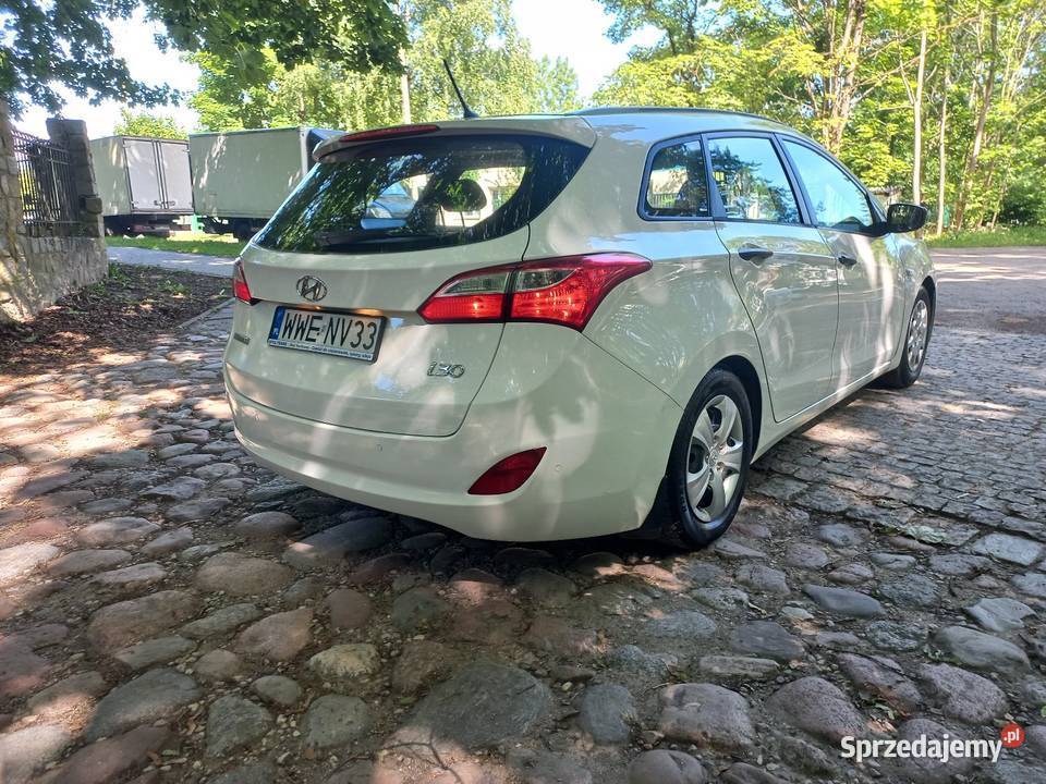 Hyundai i30 biały warmińsko-mazurskie Olsztyn