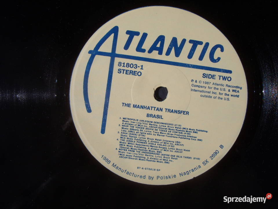Jazz MANHATTAN TRANSFERBRASIL LP winyl Wołów