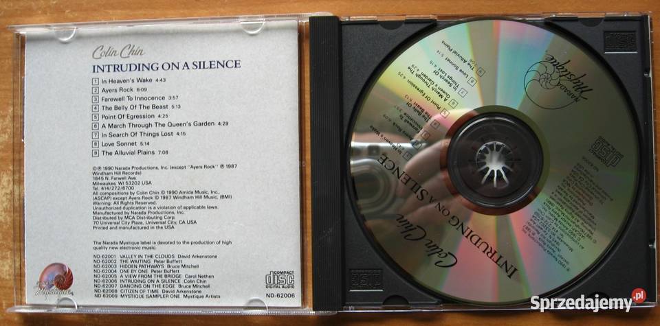 Colin Chin Intruding On A Silence Narada