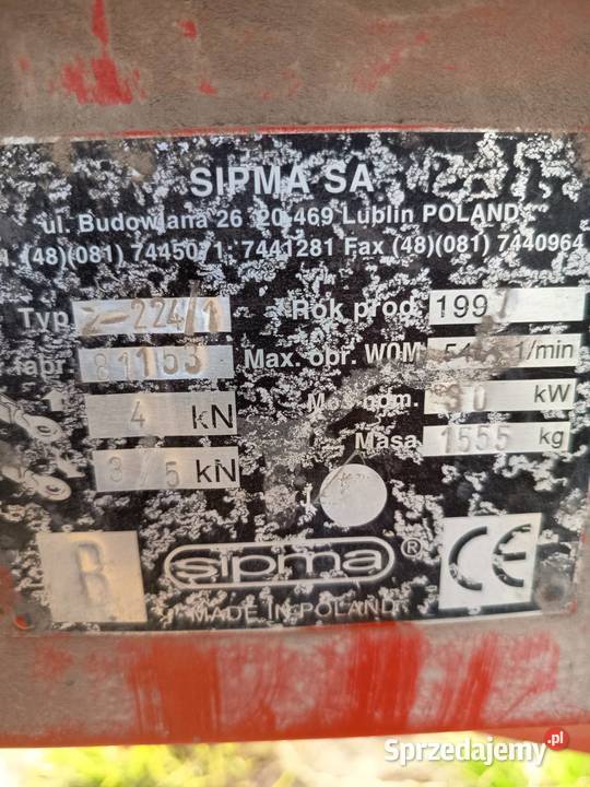 Prasa kostkująca Sipma Z2241 Sipma Chrzanów