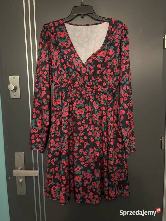 Shein sukienka modny wzór kwiaty floral hit 4042 Choszczno