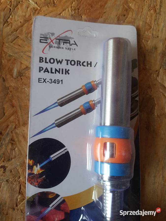 PALNIK długi gazowy LUTLAMPA do pieca i grilla Głogowa