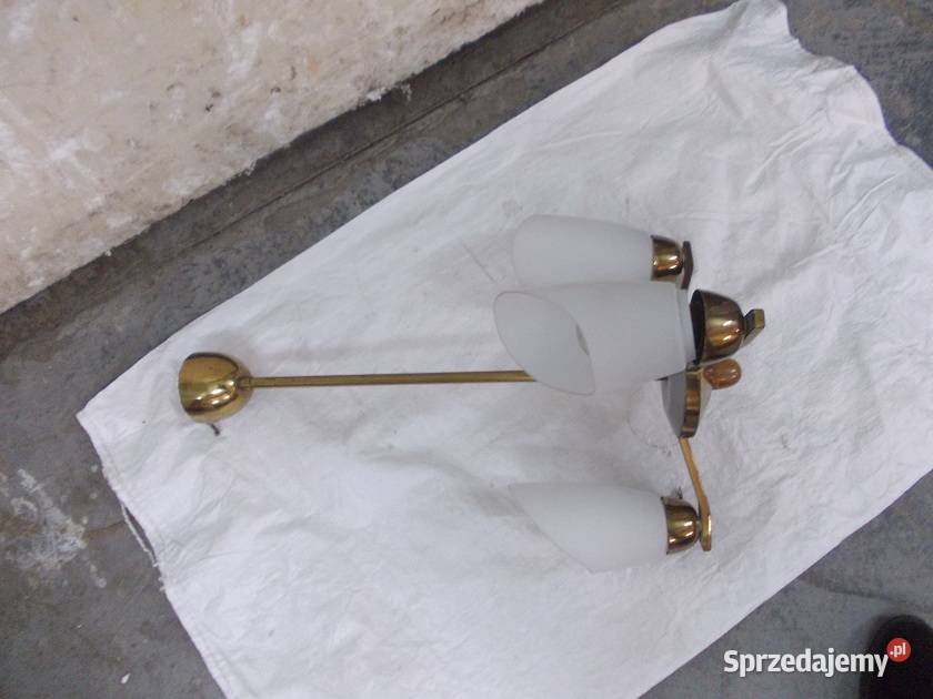 Stara wisząca lampa PRL vintage Czechosłowacka Lampy wiszące sprzedam