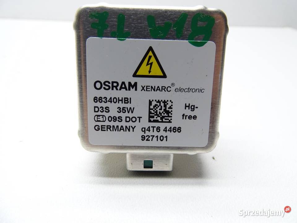 ŻARNIK OSRAM XENARC D3S 35W 66340HBI MERCEDES osobowe Części samochodowe małopolskie sprzedam
