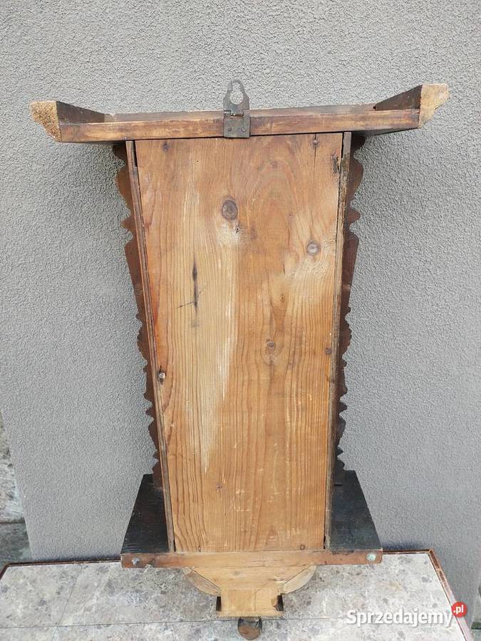 S088 Skrzynia obudowa starego zegara szafka Tczew