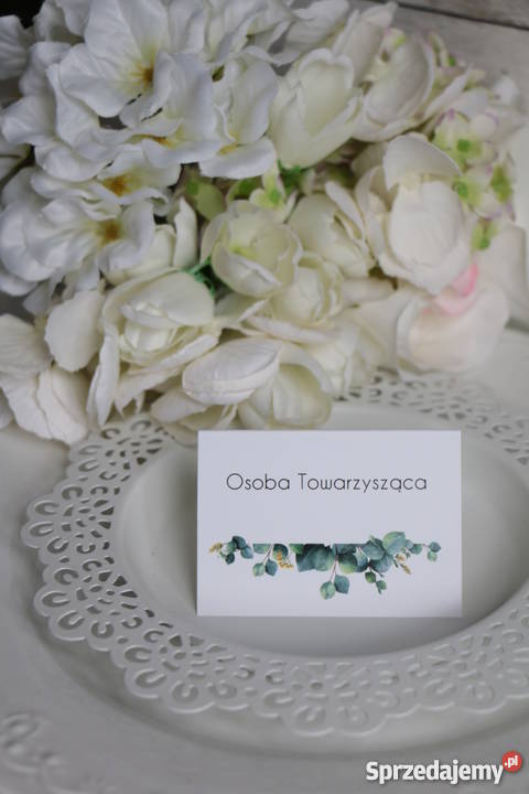 Zaproszenia ślubne z eukaliptusem A028 KSP Bydgoszcz