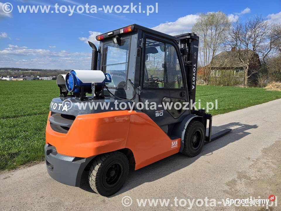 Wózek widłowy TOYOTA 8FG50N udźwig 5 TON maszt Lędziny