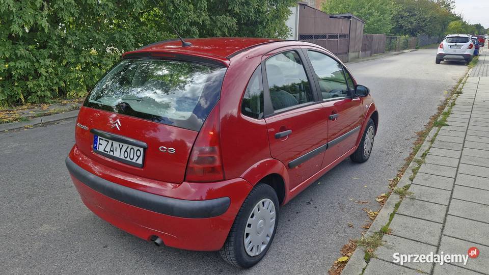 Citroen C3 I 11 1100 benzyna 5 drzwi krajowy II nieuszkodzony śląskie Częstochowa