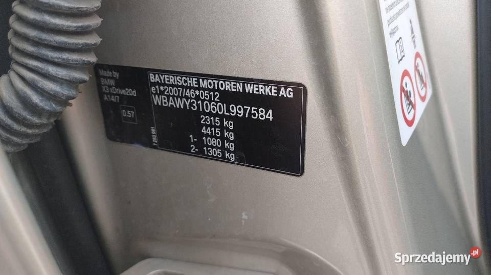 BMW X3 20 diesel automat xdrive Frampol