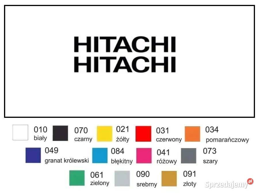 Naklejka wlepka HITACHI 49 2 Zamiennik