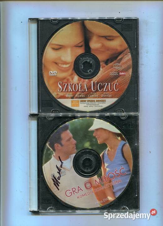 Szkoła uczuć Gra o miłość 2 Filmy DVD Szczecin sprzedam
