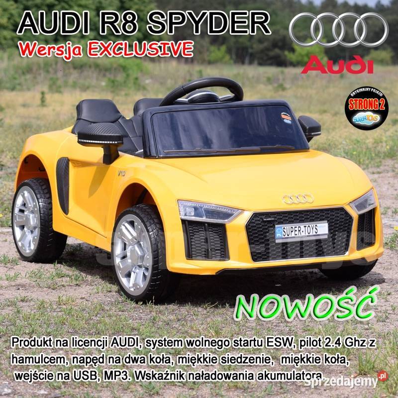 BAWIBUS Auto samochód na akumulator AUDI R8 Myszków