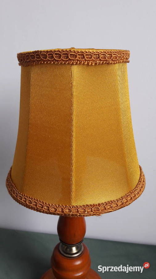 Elegancka lampka na szafkę z lat 80 tych Głuchołazy