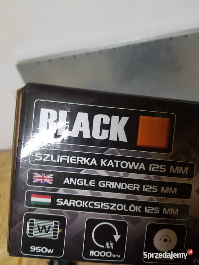 Szlifierka kątowa 125 mm 950 Wat firma Black Głogowa sprzedam