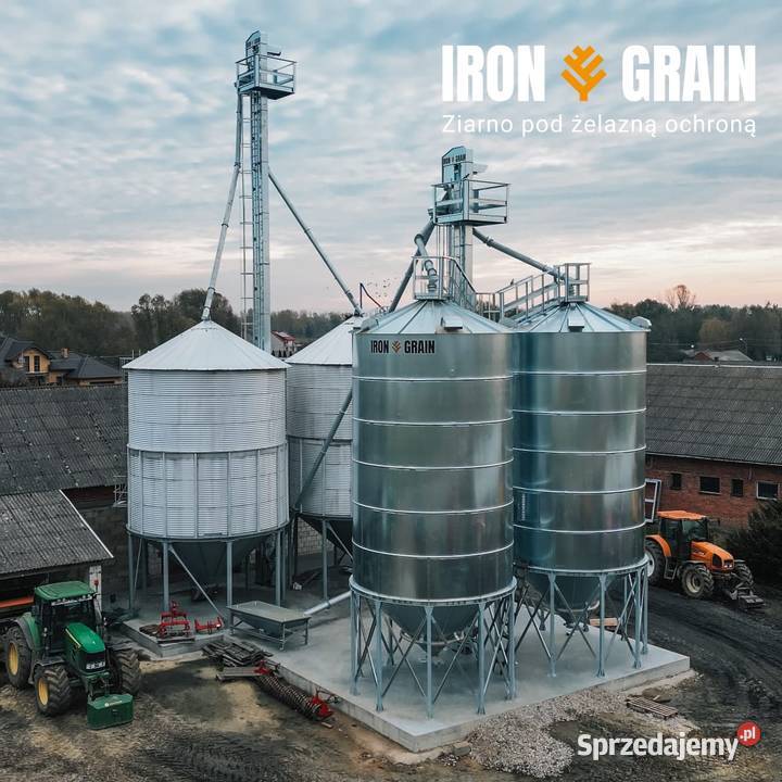 SILOS zbożowy Lejowy lej 108Ton silosy na zboże Zbiorniki