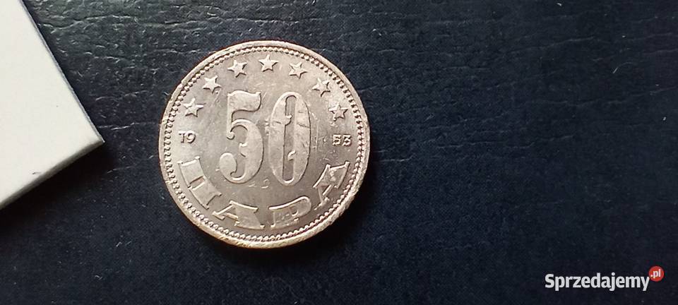 Stare monety 50 para 1953 Jugosławia Lesko