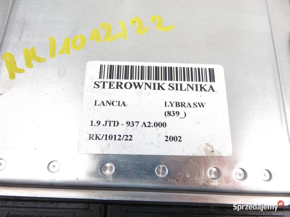 STEROWNIK LANCIA LYBRA 19 JTD