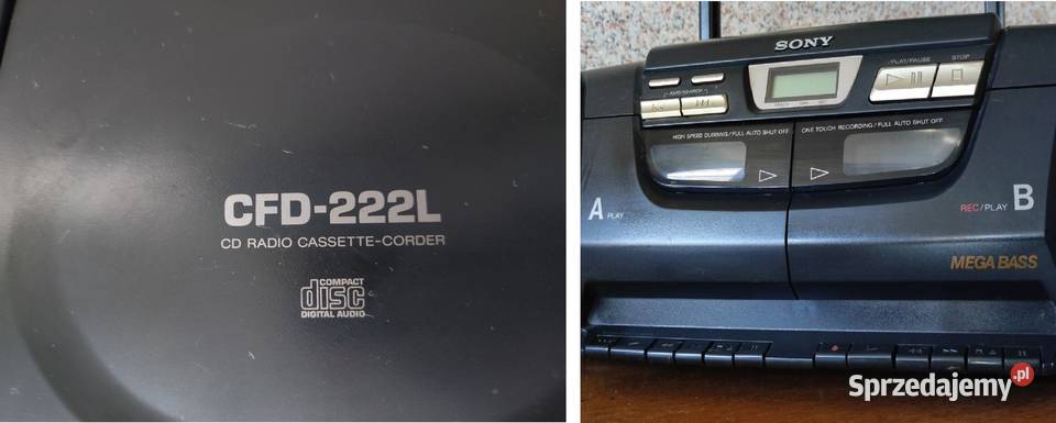 radiomagnetofon odtwarzacz CD Sony boombox Kielce