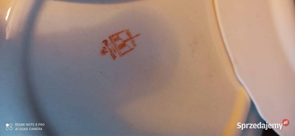 Talerzyk ArabiaMade in Finlland W kolorze ecru pomorskie Gdańsk