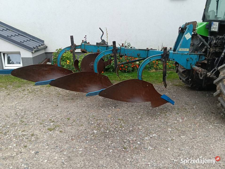 Pług Overum 3 skibowy zagonowy regulacja Lubawa sprzedam