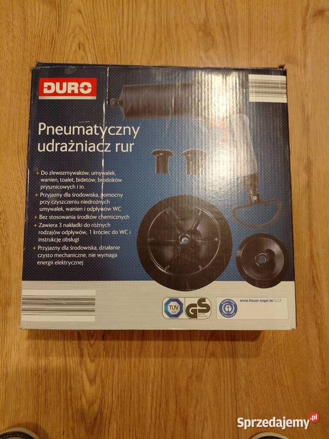 Pneumatyczny udrażniacz rur DURO nowy kompletny Pozostałe mazowieckie Warszawa sprzedam