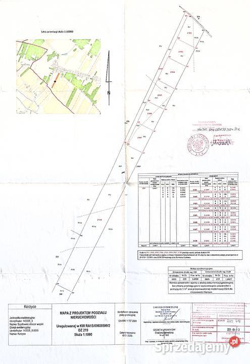 Sprzedam działkę budowlaną z warunkami zabudowy Korzyce