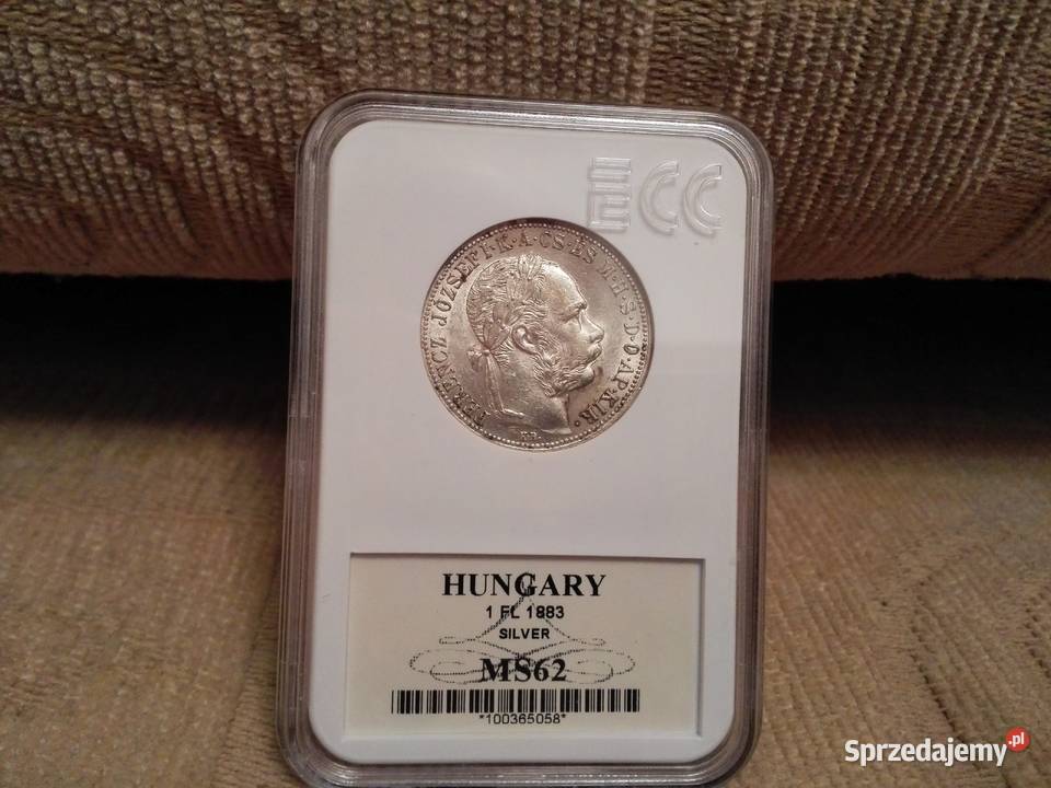 1 Forint 1883 Węgry moneta srebrna MS 62 wysyłki Czersk