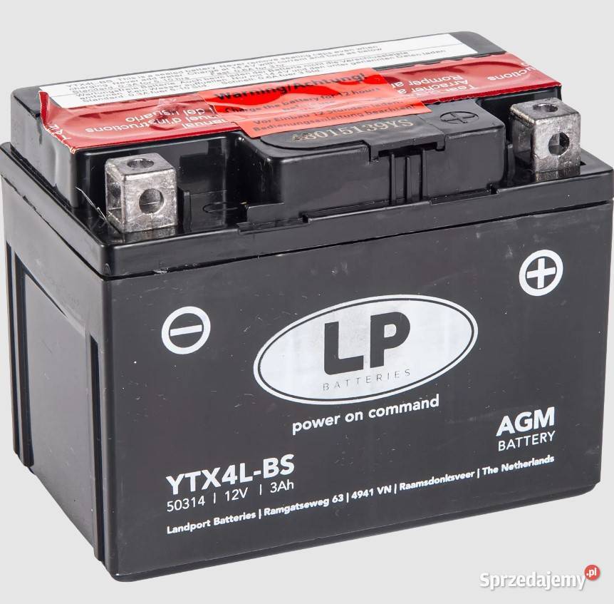 Landport YTX4LBS 12V 3Ah 40A dolnośląskie