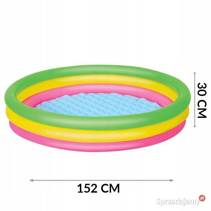 basen 152 x 30 z miękkim dnem 3RINGI Bestway