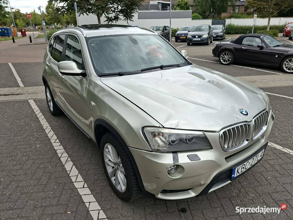 Bmw x3 F25 30 benzyna 306 Europa relingi dachowe Bochnia