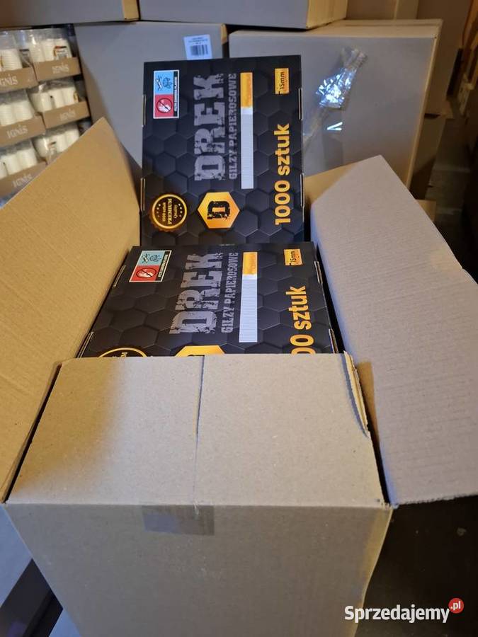 10x Gilzy Tutki Papierosowe DREK Taca 1000 Radom