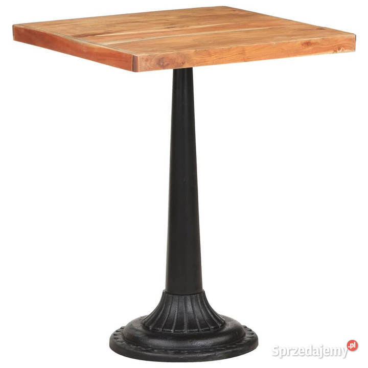 Stolik bistro 60x60x76 lite drewno akacjowe mazowieckie Warszawa