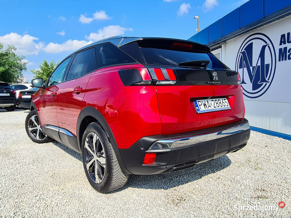Peugeot 3008 Szyberdach Navi Kamera 2xPDC wiśniowy 3008 wielkopolskie Wągrowiec