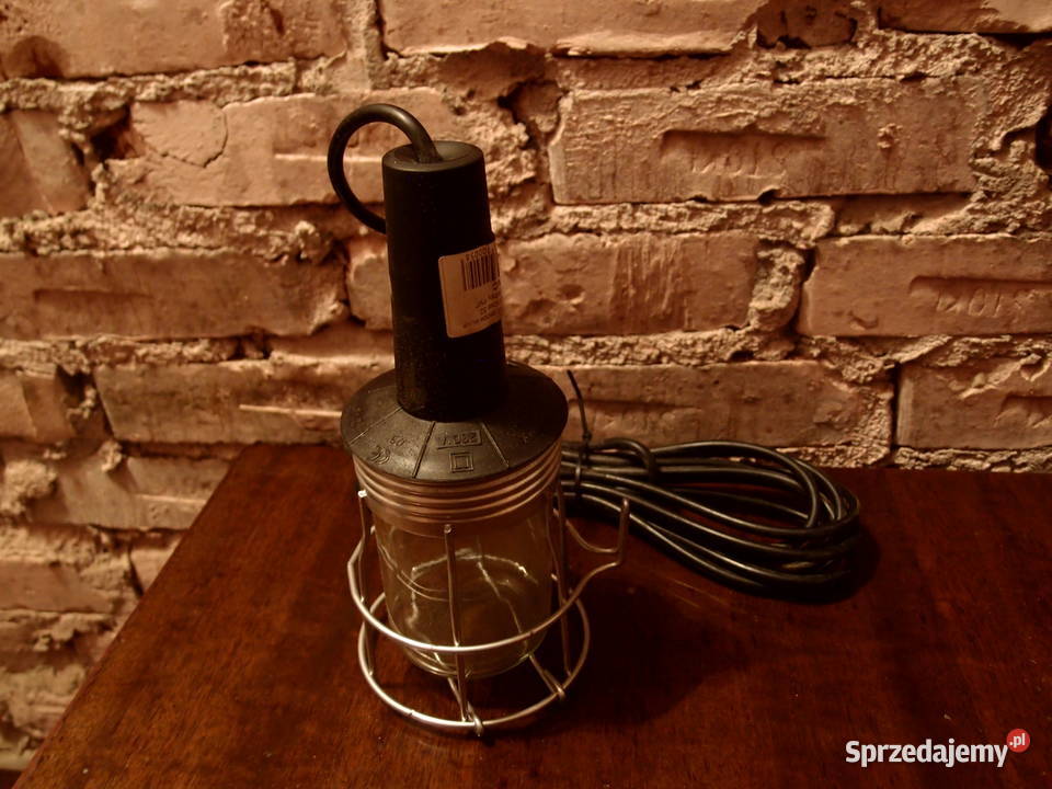 Lampa przenośna warsztatowa kanałowa 230V E27 Łódź sprzedam