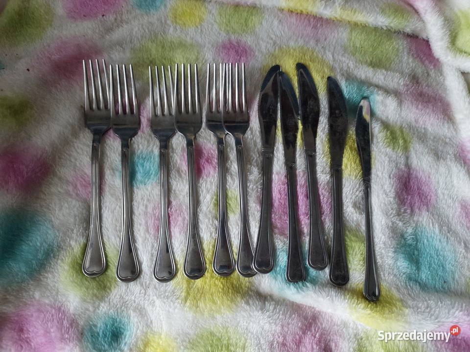 6 widelce 5 nóże Wrocław sprzedam