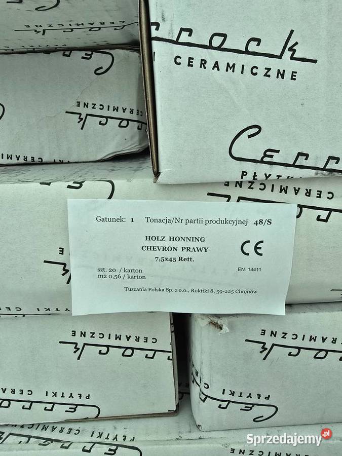 Sprzedam płytki Jodełka Francuska CHEVRON 85m z
