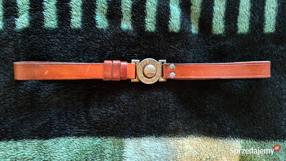 Pasek harcerski zuchowy skórzany CZUJ Lublin