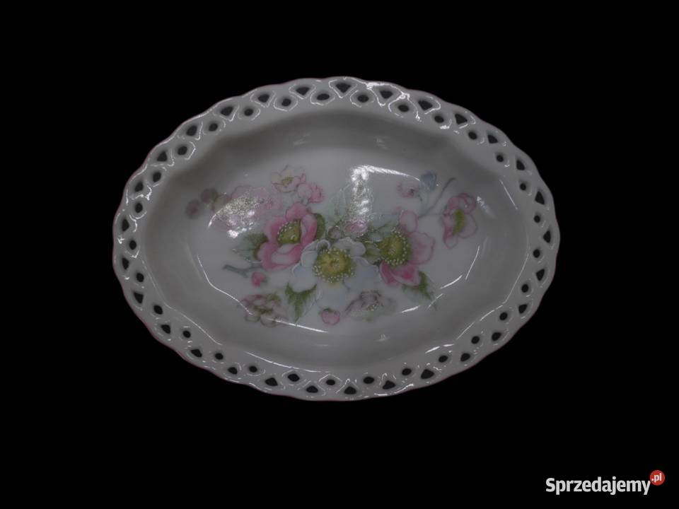 Porcelanowa paterka ażurowa REUTTER Porcelana i szkło Raszków