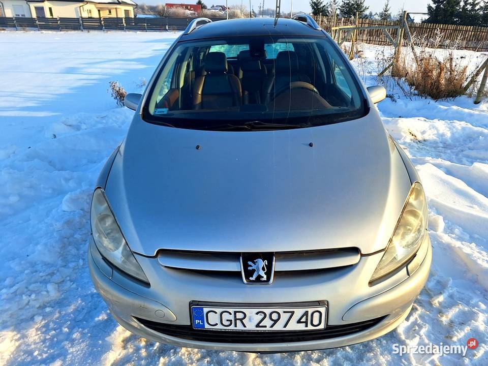 Peugeot 307SW 20 Benzyna 145 Full TABLET Skóry Grudziądz