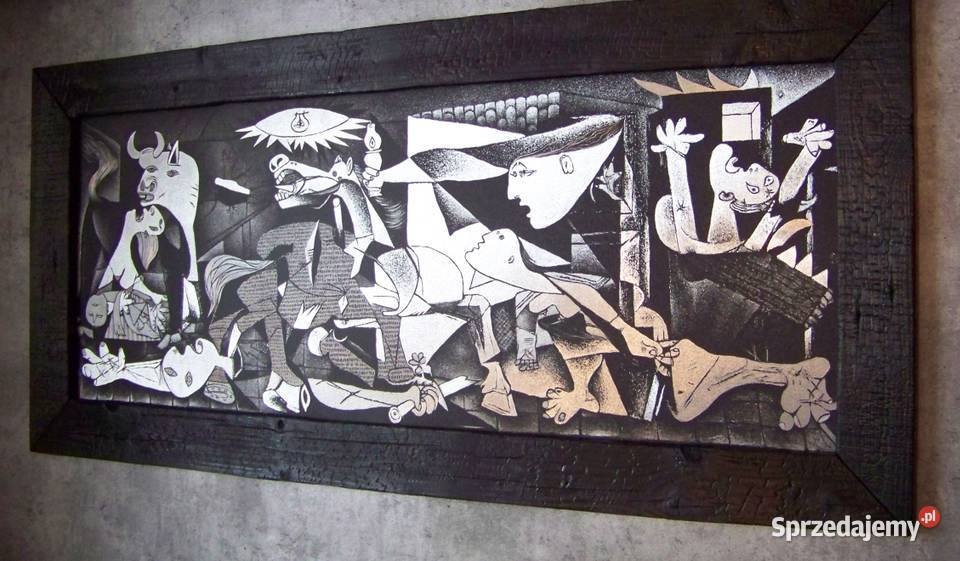 Picasso Grawerowany obraz na blasze Zwęglona Sztuka współczesna Sandomierz