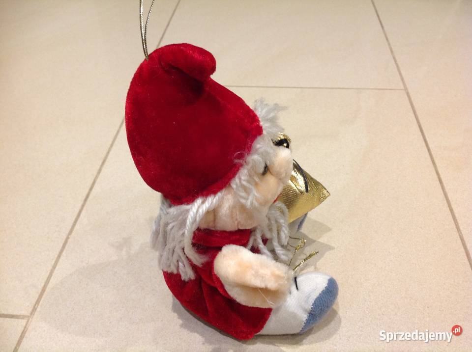 Święty Mikołaj Zabawka Dekoracja Pluszowa lubuskie Nowa Sól sprzedam