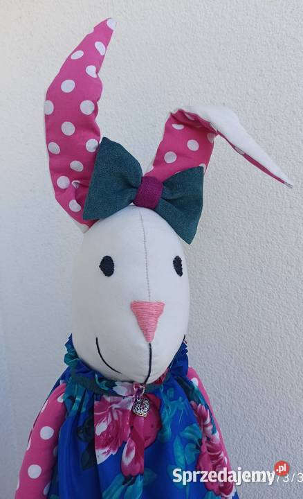 Zając królik zabawka ozdoba wysokość 87 do 93 Radzyń Podlaski