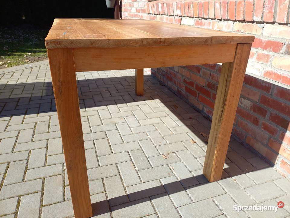 Stół tekowy drewniany Altana Salon Jadalnia 505 78.5cm Stoły Gawroniec