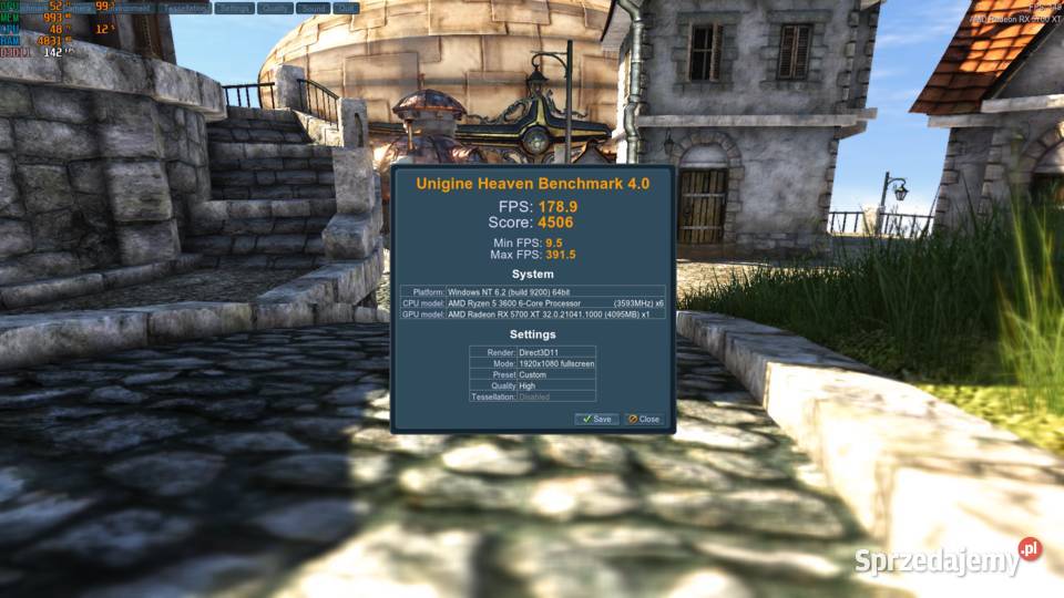 Komputer gamingowy RX 5700 XT Ryzen 5 3600 16GB Komputery i Akcesoria Ostrów Wielkopolski