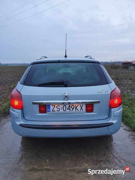 Peugeot 407 sw automat sport JBL 27 v6 204 204KM zachodniopomorskie Szczecin