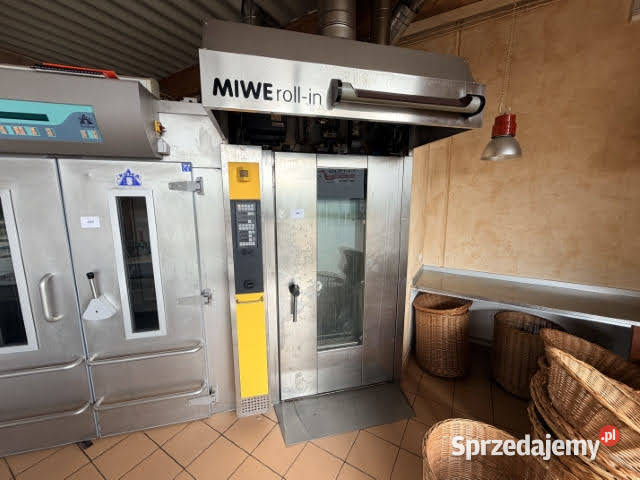 Piec piekarniczy wózkowy obrotowy Miwe RollIn podkarpackie Bachórz